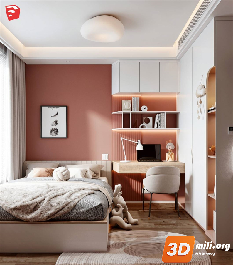 Children Room Scenes Skp FIles 